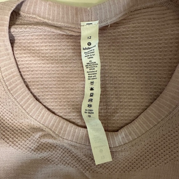 lululemon athletica swiftly tech size 12 - Picture 2 of 4